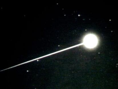 Cometa <i>Wild 2</i>, del que la sonda <i>Stardust</i> recogió las muestras de polvo de estrellas en 2004.