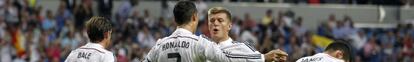 Cristiano y Kroos celebran un gol.