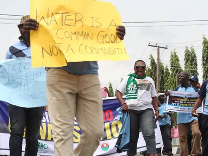 Campaña “Nuestra agua, nuestro derecho” de Lagos
