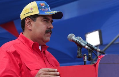 Maduro, durante un acto.