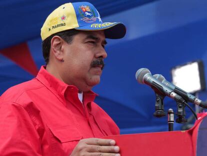 Maduro, durante un acto. 