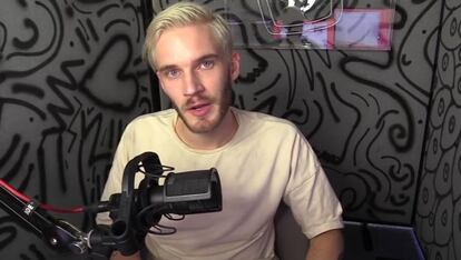 PewDiePie, en uno de sus vídeos.