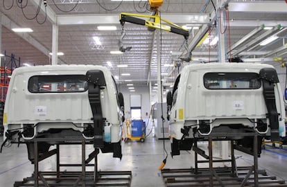 Vista de la planta automotriz de Hyundai en Quer&eacute;taro.