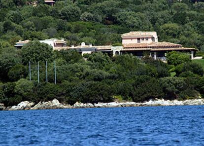 Imagen de Villa Certosa, la residencia de Silvio Berlusconi en Cerdeña.