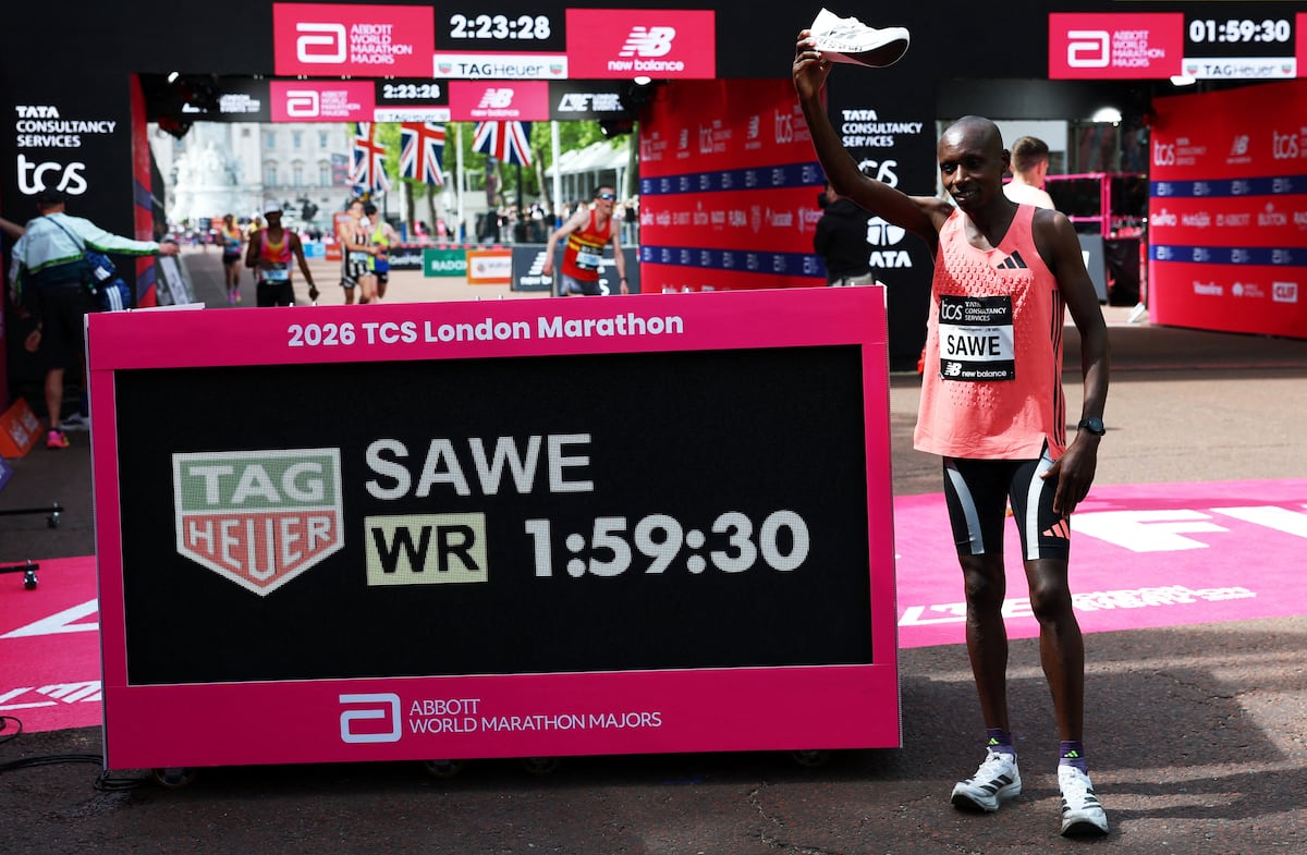 El 1h 59m 30s de Sawe: el logro que rompe la barrera de las dos horas, pero solo ocupa el noveno lugar en valor atlético