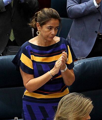 La diputada Elena González-Moñux en una sesión plenaria.