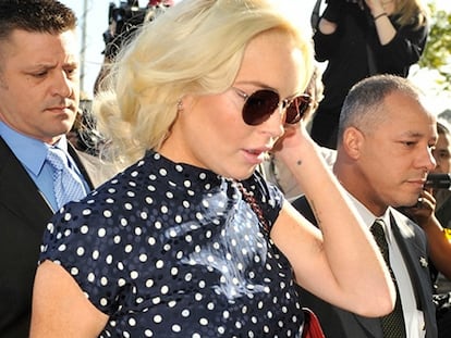 El estilo ante el juez, por Lindsay Lohan