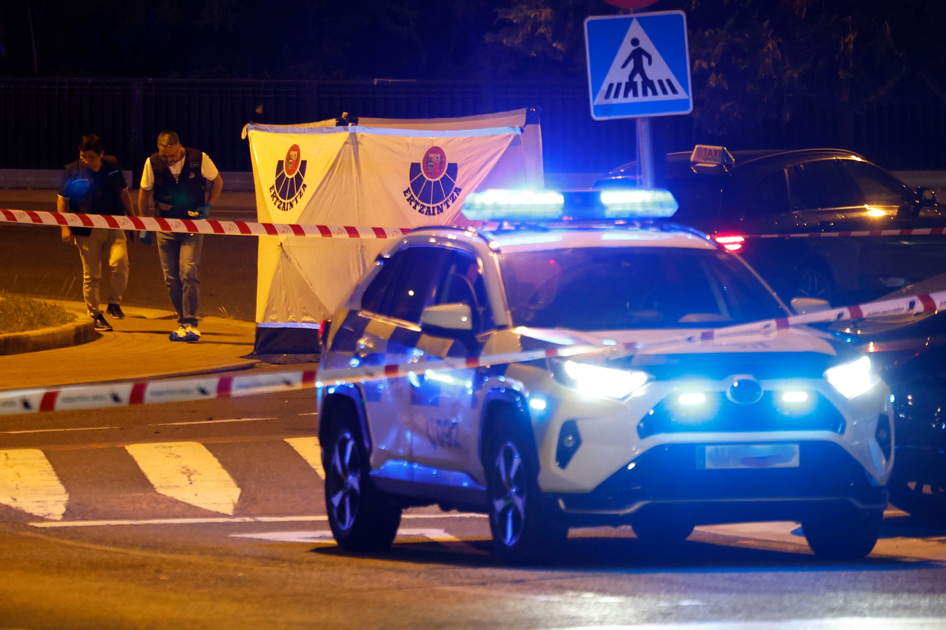 Asesinado a tiros un taxista de Azpeitia tras ser embestido por otro vehículo