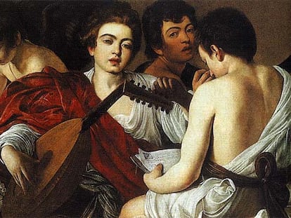 'Músicos' (1595), obra de Caravaggio (1571-1619), en el Museo Metropolitan de Nueva York.