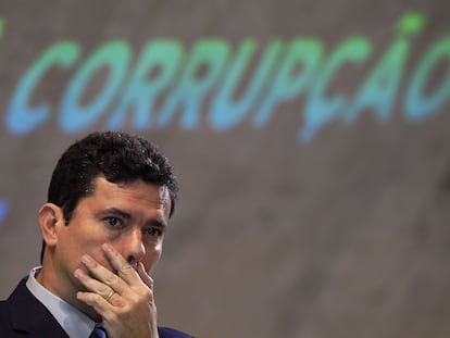 El exjuez Sergio Moro, a finales de 2018 antes de su ingreso en el Gobierno de Jair Bolsonaro.