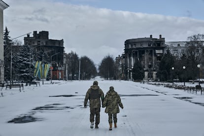 Ukrainian soldiers