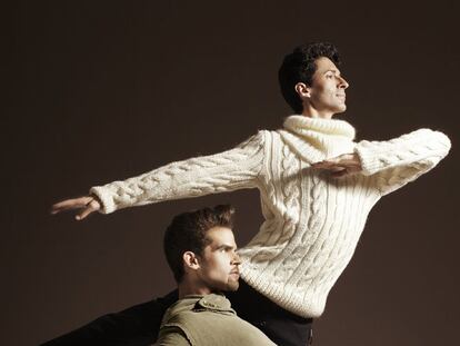 Antonio Najarro (en primer término) y José Carlos Martínez.