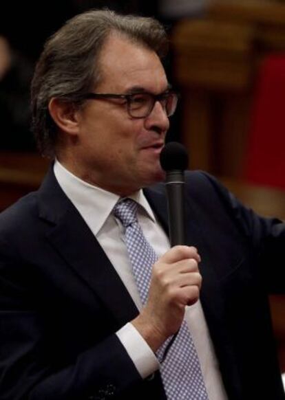 El presidente de la Generalitat de Catalu&ntilde;a, Artur Mas. 