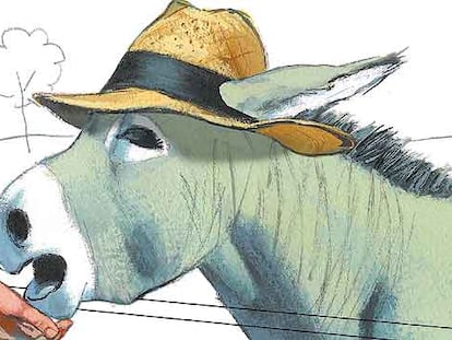 Un burro en la familia