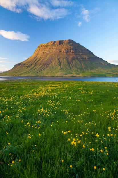 Kirkjufell, en Islandia.