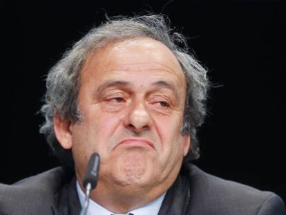 Platini en el congreso de la FIFA el pasado 28 de mayo.