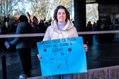 Esther Cañizares (44 años) es estudiante de técnico superior en Anatomía Patológica y Citodiagnóstico en el instituto Antonio Machado.