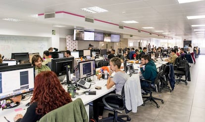 Las oficinas de la start-up en Madrid.