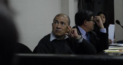 Fermín Solano, durante una audiencia
