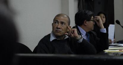 Ferm&iacute;n Solano, durante una audiencia