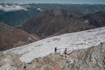 glaciar "La Corono" en el Pico Humboldt