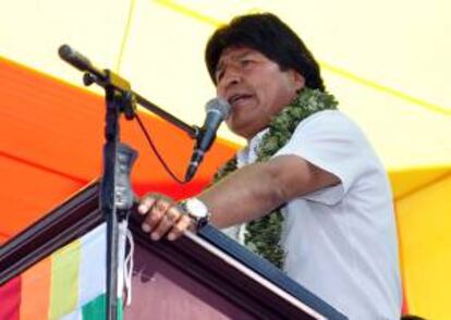 En la imagen, el presidente de Bolivia, Evo Morales. EFE/Archivo