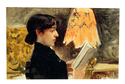 'Perfil de Clotilde'. Joaquín Sorolla.