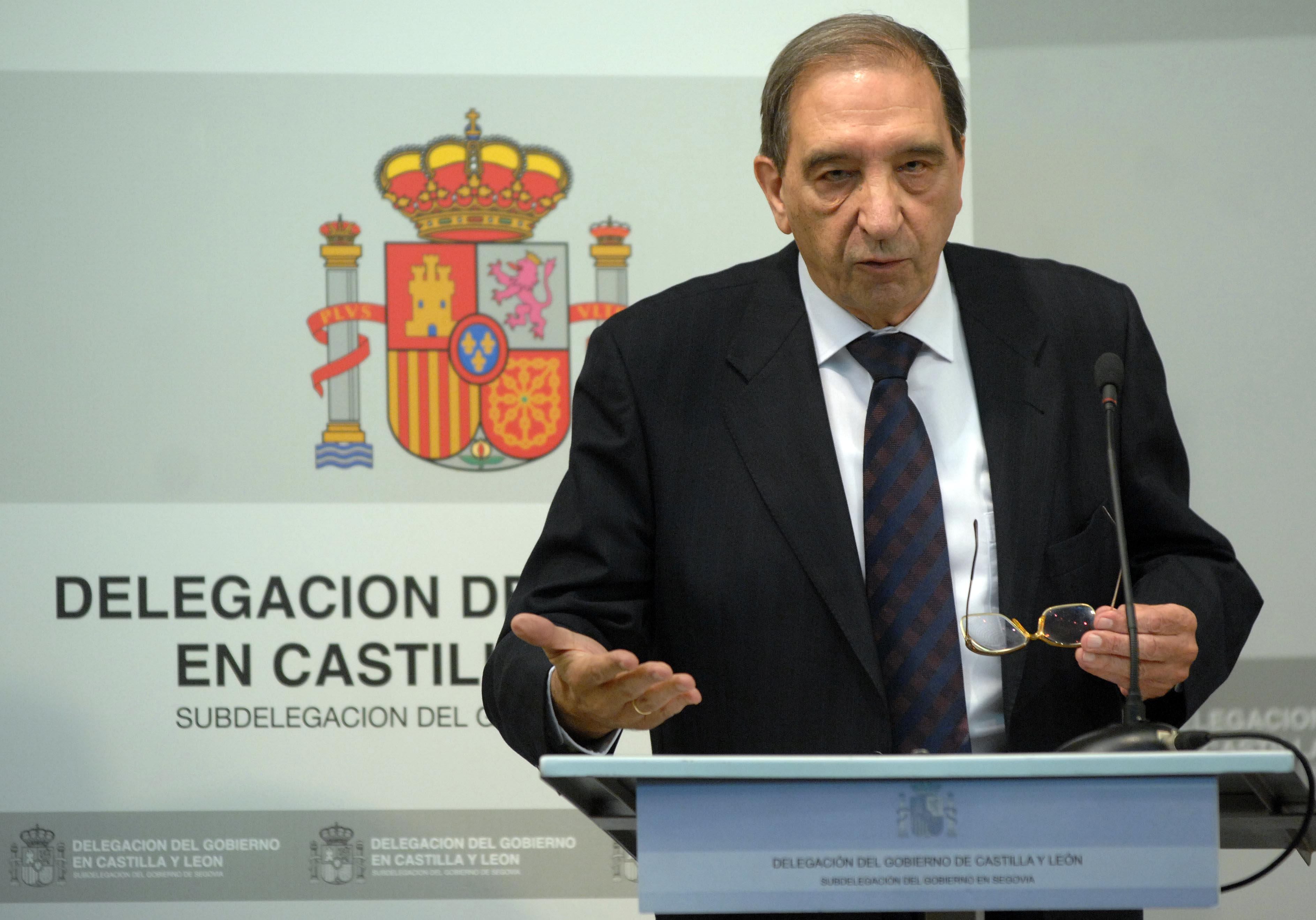 Rafael Calvo, en un acto en Segovia en 2007.