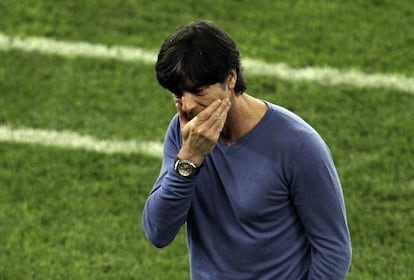 Joachim Löw, en un parte con Alemania.