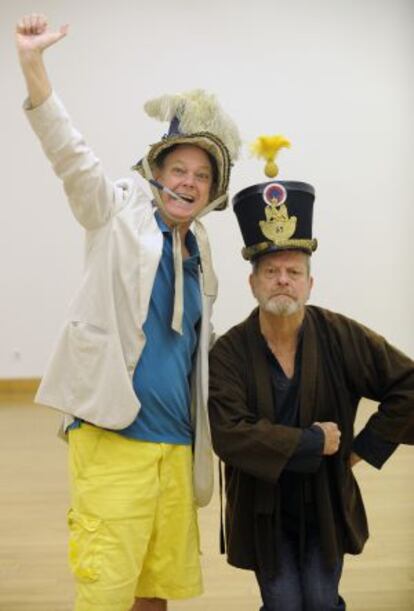 Bill Plympton (a la izquierda) y Terry Gilliam, en Gijón.