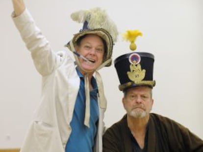 Bill Plympton (a la izquierda) y Terry Gilliam, en Gijón.