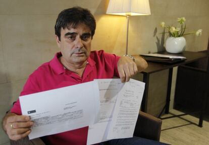 Patxi García, supuesto estafado en participaciones preferentes.