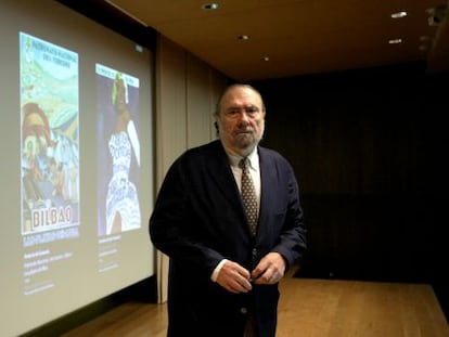 Javier Viar, director del Bellas Artes de Bilbao, en la presentación de la programación del museo.