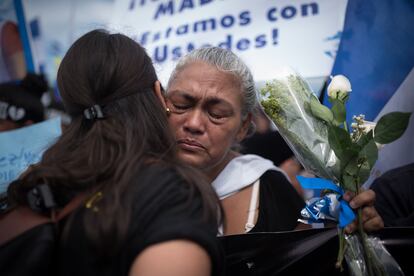 Marcha de las Madres de Nicaragua, el 30 de mayo de 2018, que fue atacada por las fuerzas de seguridad de Ortega y Murillo y dejó varios muertos.