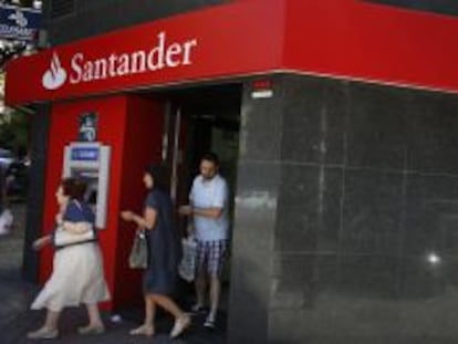 Oficina del Banco Santander en Madrid