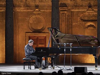 El compositor Philip Glass, en el Festival de Granada en la edición de 2014.