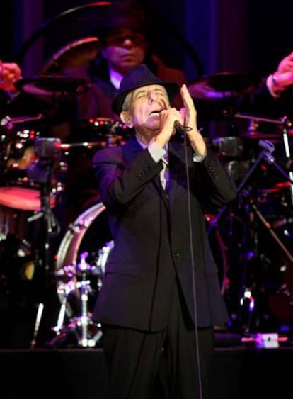 Leonard Cohen, anoche en León