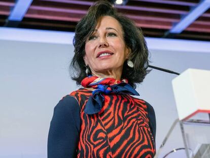 La presidenta de Banco Santander, Ana Botín.