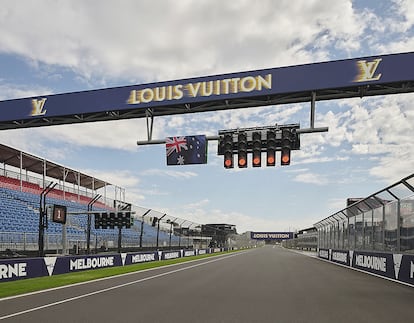 El circuito de Melbourne estrena el patrocinio de Louis Vuitton en F1.