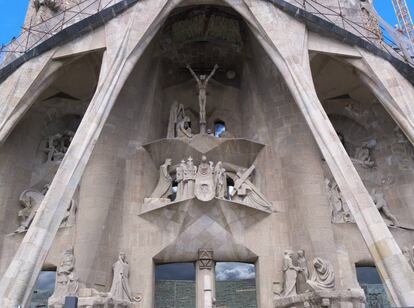 Fachada de la Pasión de la Sagrada Familia.