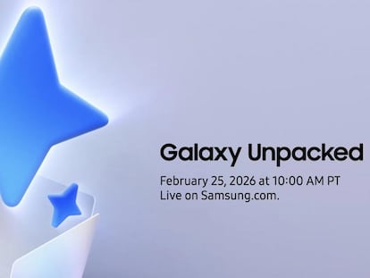 Logotipo del evento Unpacked de Samsung de presentación de los Samsung Galaxy S26