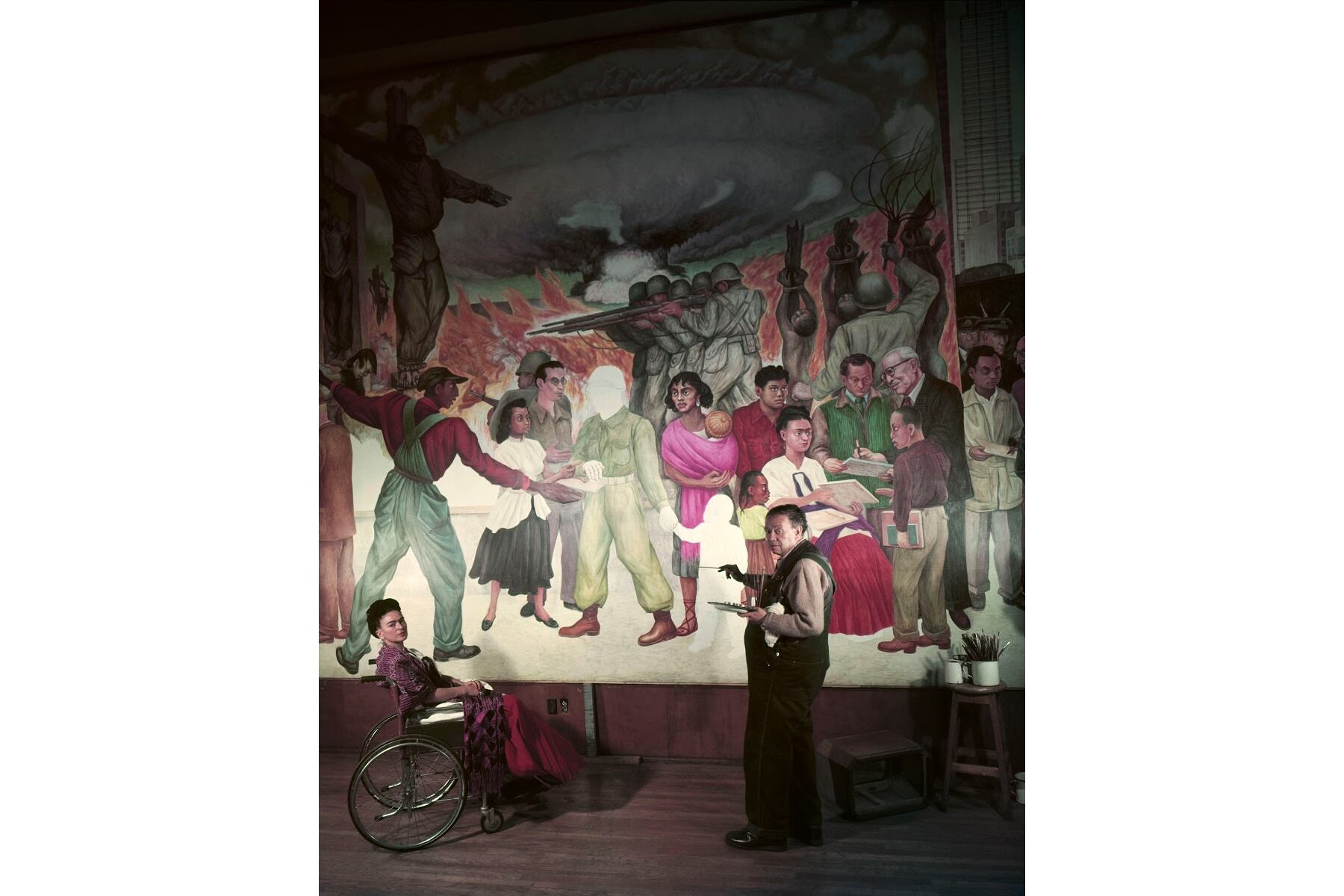 Mural Pesadilla de guerra, sueño de paz, de Diego Rivera.