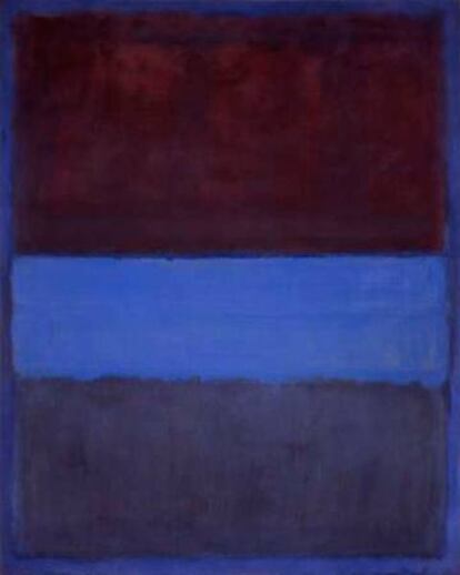 'No. 61 (Óxido y azul)', de 1953.