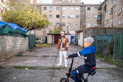 Jean Baptiste Mangini, alias 'Xio', en el barrio de Cartuja de Granada.