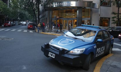 Vista de la clínica Bazterrica de Buenos Aires (Argentina), en la que ha fallecido el fiscal Maza.