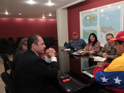 Maduro, com acionistas de Globovisión, que possuem propriedades em Miami.
