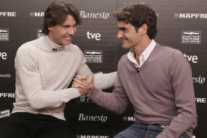 Nadal y Federer, esta mañana en Madrid