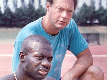 Charlie Francis y Ben Johnson.