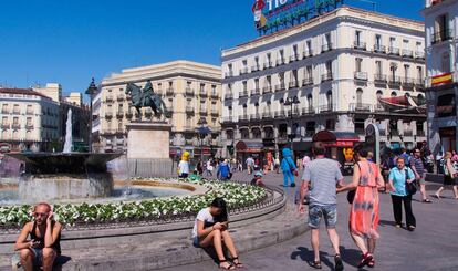 Puerta del Sol, Madrid.