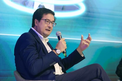 Óscar López, en el Congreso Internacional Andicom, en Cartagena de Indias (Colombia). 